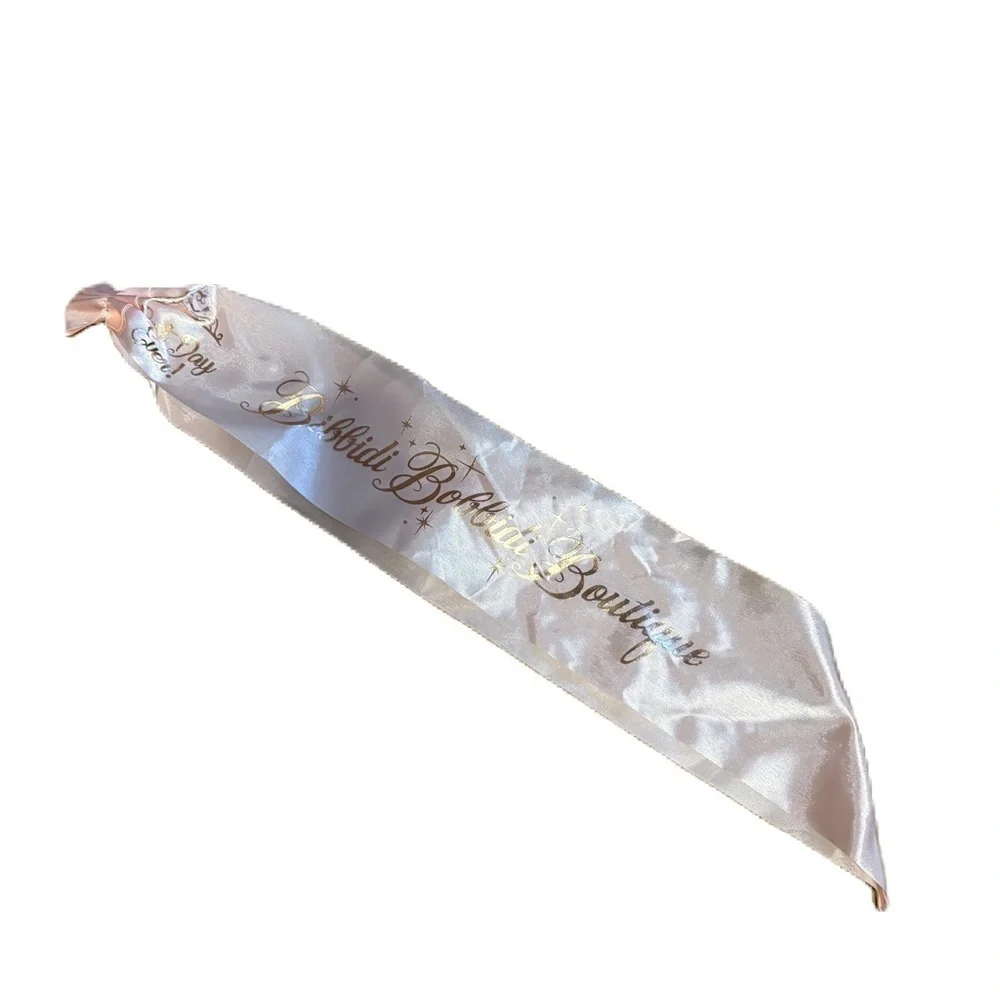 Disney Bibbidi Bobbidi Boutique Sash Pink World Land Girls Decor